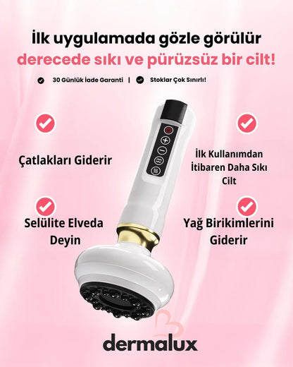 DermaLux™ Vakumlu Sıkılaştırıcı ve Selülit Giderici Vücut Masaj Aleti